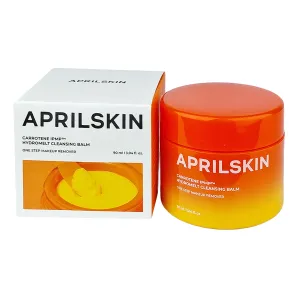 April Skin CARROTENE IPMP™ HYDROMELT CLEANSING BALM 90ml – Deep-Cleansing, Dual-Action Makeup Remover & Blackhead Remover for Smooth, Clear Skin